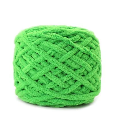Färgglatt Chenille-garn